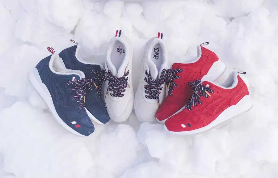 Moncler x Kith x ASICS Gel Lyte III Collection သည် ယခုစနေနေ့တွင် ဖြန့်ချိသည်။