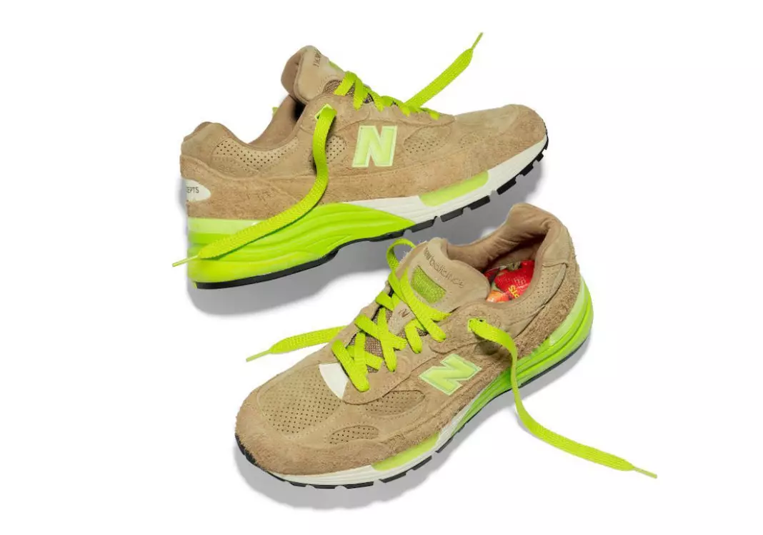 Concetti New Balance 992 Data di rilascio della frutta sospesa bassa