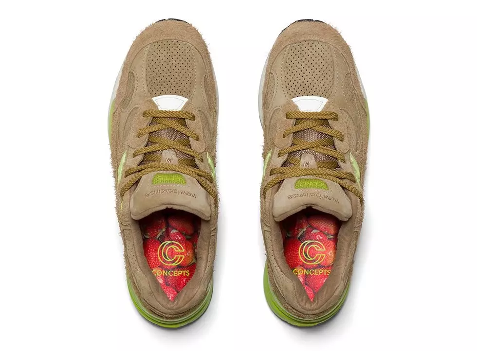 Concepts x New Balance 992 Low Hanging Fruit تاريخ إصدار الفاكهة