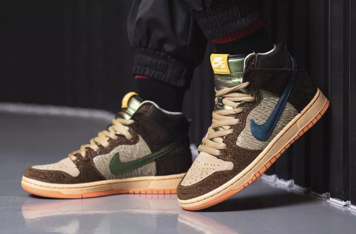 Koncepciók Nike SB Dunk High Duck On-Feet Megjelenési dátum