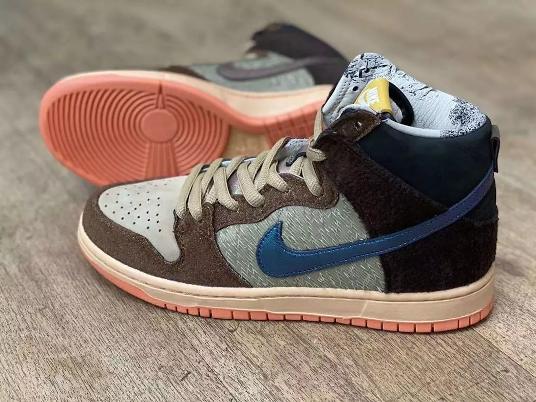 Kunċetti Nike SB Dunk High Duck Data Rilaxx