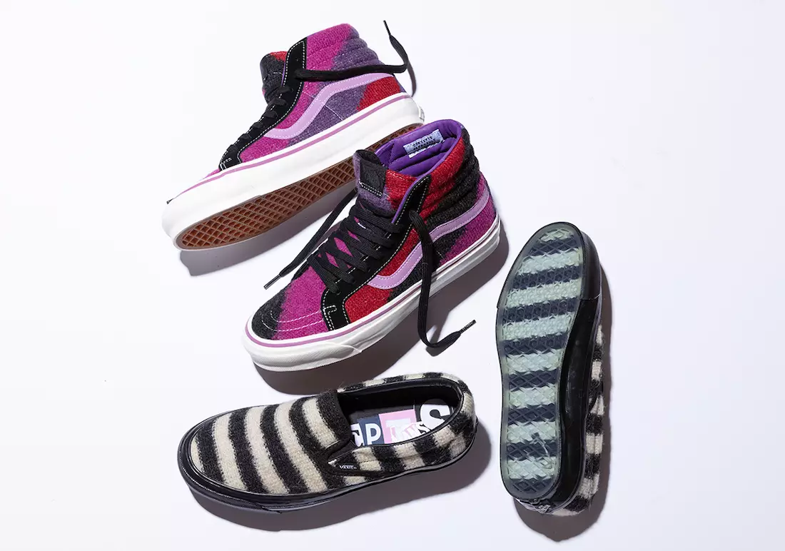 Dhana Vans Mohair Sk8-Hi Slip-On Tarehe ya Kutolewa