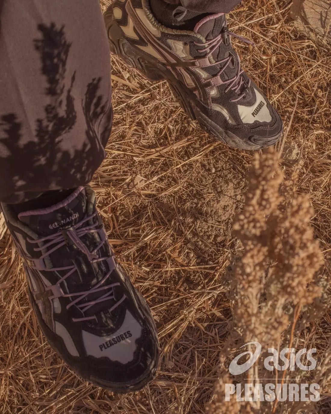 PLEASURES ASICS Gel Nandi OG Trail Release Date