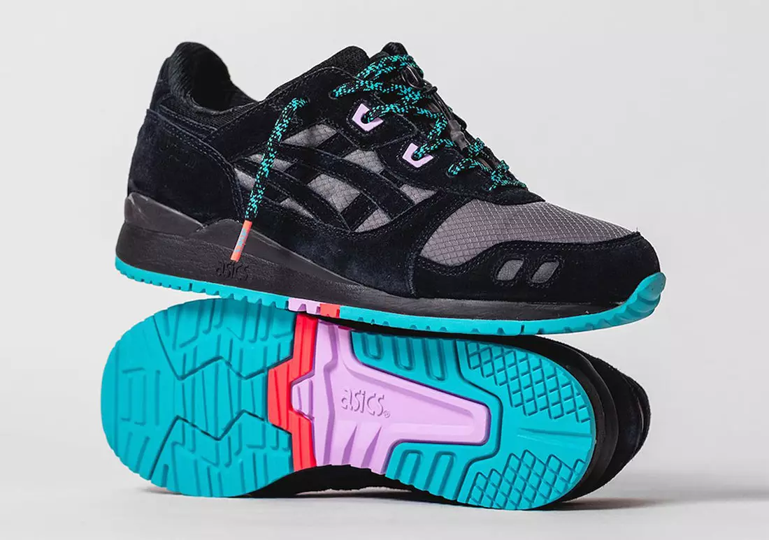 ASICS Glóthach Lyte III Gore-Tex Ar fáil i Dubh agus Teal