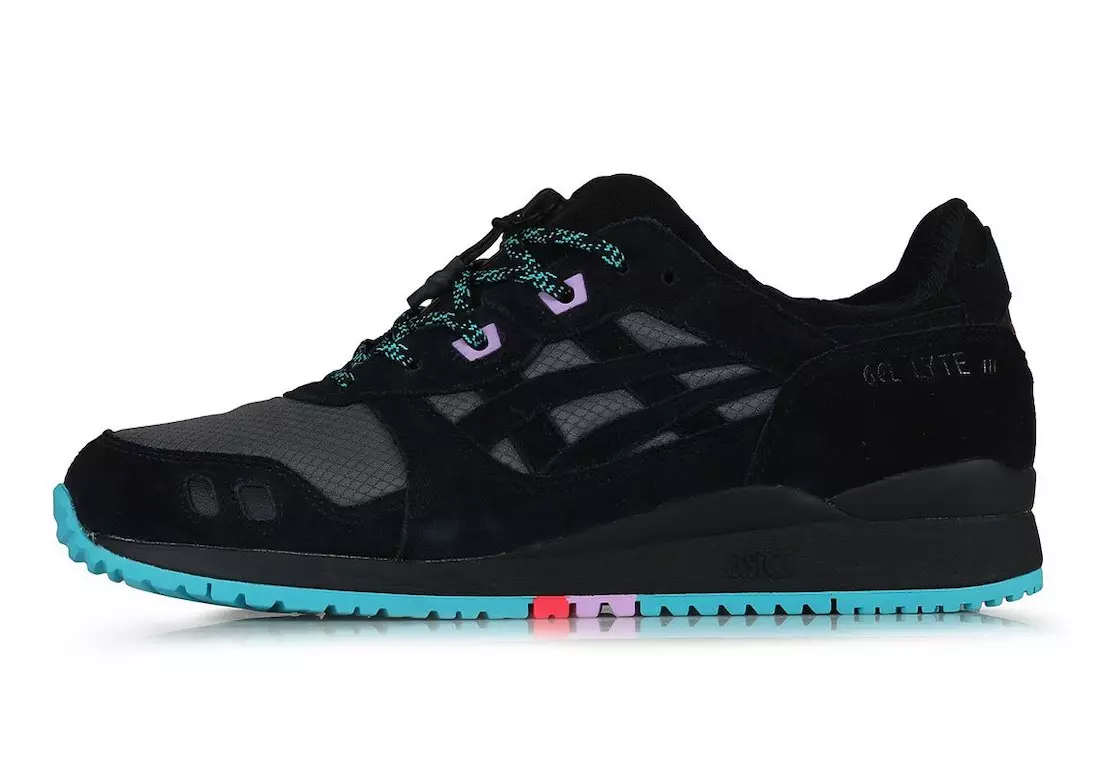 ASICS Gel Lyte III Gore-Tex Black Teal תאריך שחרור