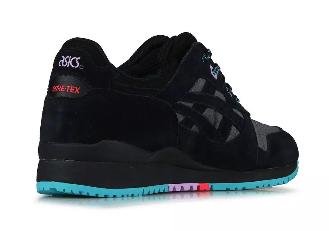 ASICS Gel Lyte III Gore-Tex Black Teal תאריך שחרור