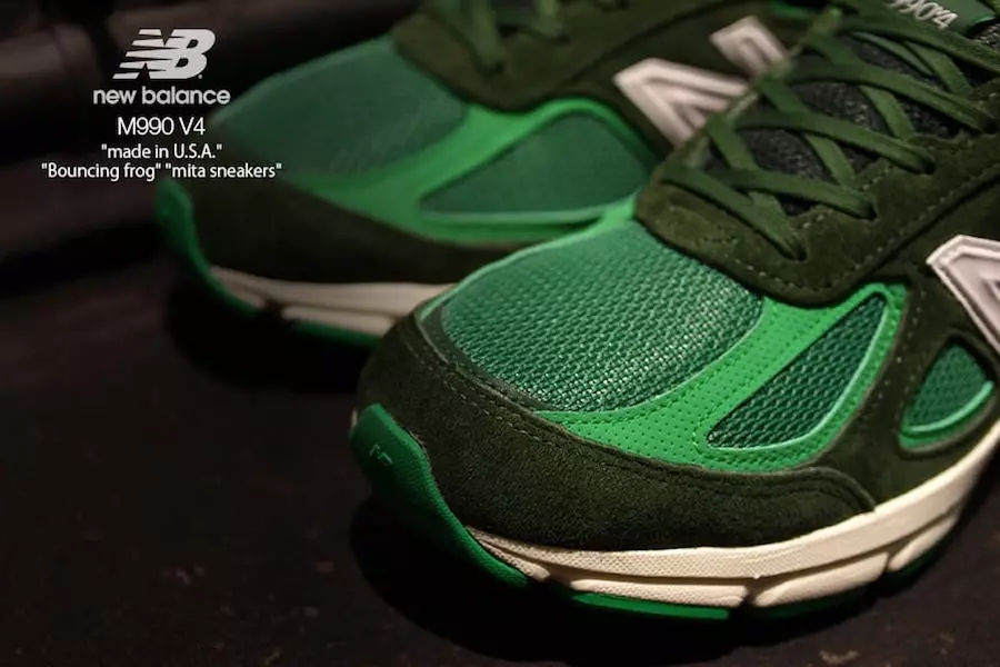 zapatillas mita New Balance 990v4 Bouncing Frog Fecha de lanzamiento