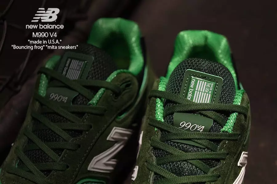 mita סניקרס New Balance 990v4 Bouncing Frog תאריך שחרור