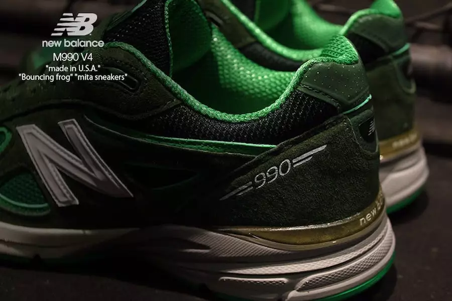 mita סניקרס New Balance 990v4 Bouncing Frog תאריך שחרור