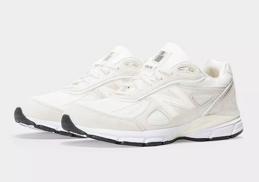 Stussy New Balance 990V4 Cream White