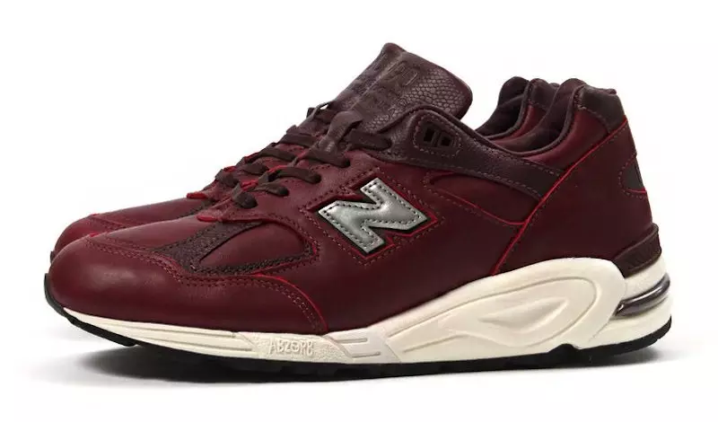 Kůže New Balance 990 Burgundsko Horween