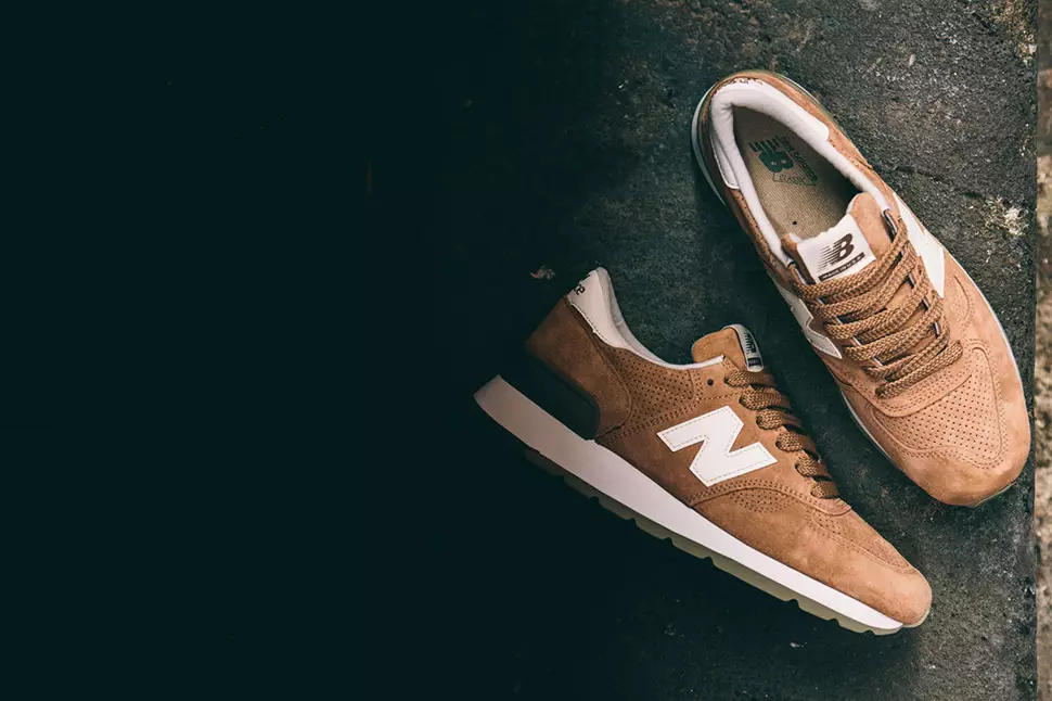 New Balance M990CER Brúnt rúskinn