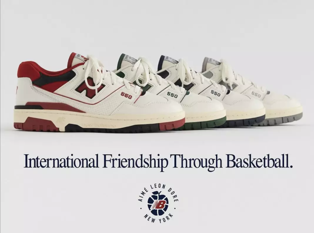 Aimé Леон Доре New Balance P550 Basketball Collab-ро ошкор мекунад 8776_1