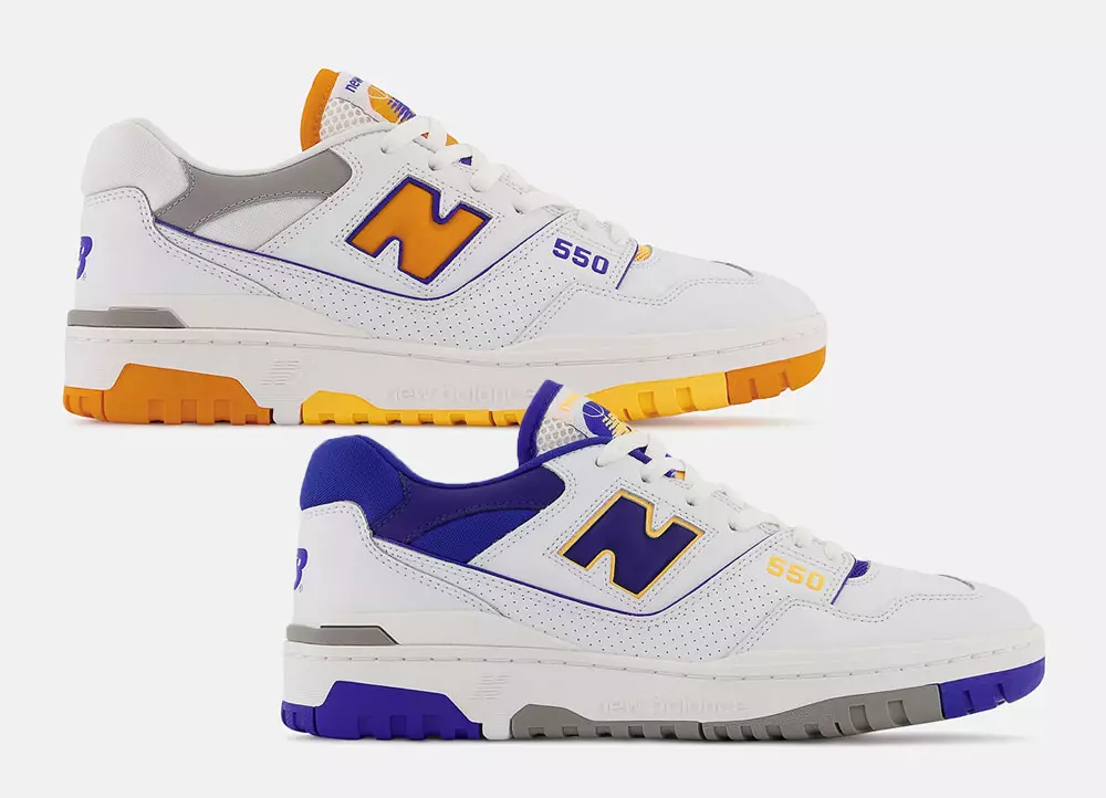 Първи поглед: New Balance 550 “Lakers Pack”