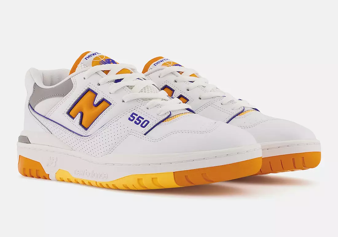 New Balance 550 Lakers Pack BB550WTO ဖြန့်ချိသည့်ရက်စွဲ