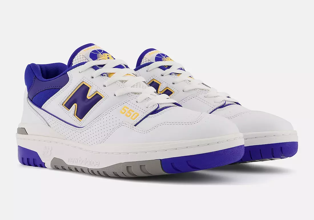 Data de llançament del New Balance 550 Lakers Pack BB550WTN