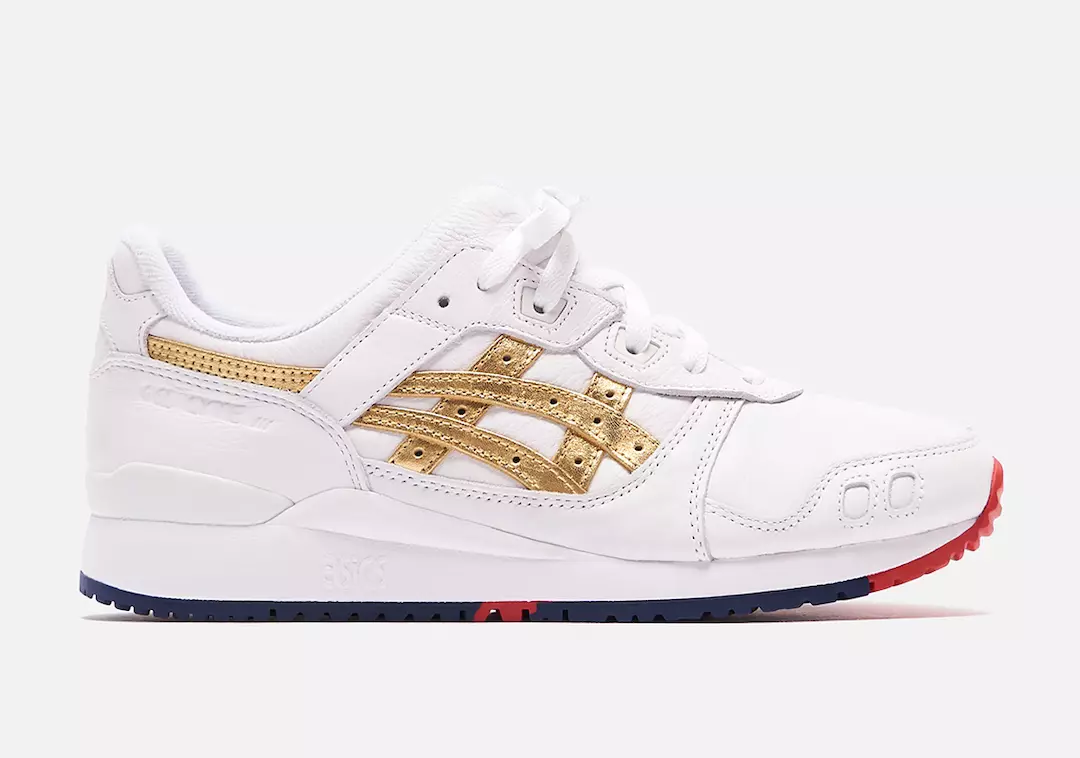 Ronnie Fieg ASICS Gel Lyte III Super Gold Tokyo Trio Датум на издавање