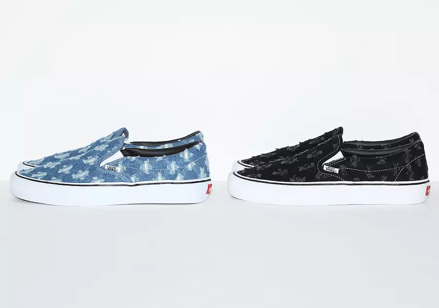 Supreme Vans Hole Punch Denim Шығару күні