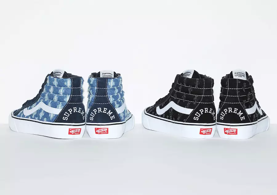 Supreme Vans Hole Punch Denim Data lansării