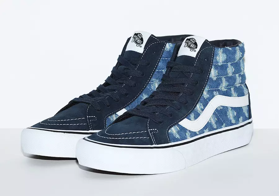 Supreme Vans Hole Punch Denim -julkaisupäivä