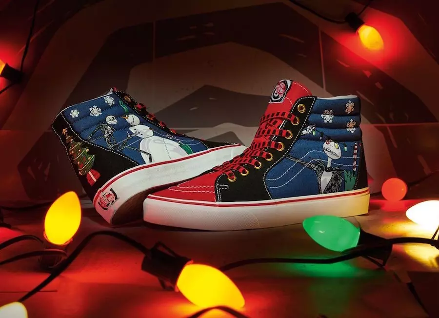 The Nightmare Before Christmas Vans Sk8-Hi Christmas Town Útgáfudagur