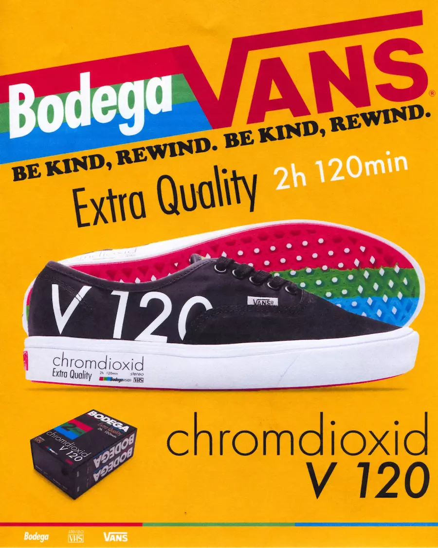 Bodega Vans Authentic Blank Tapes Útgáfudagur