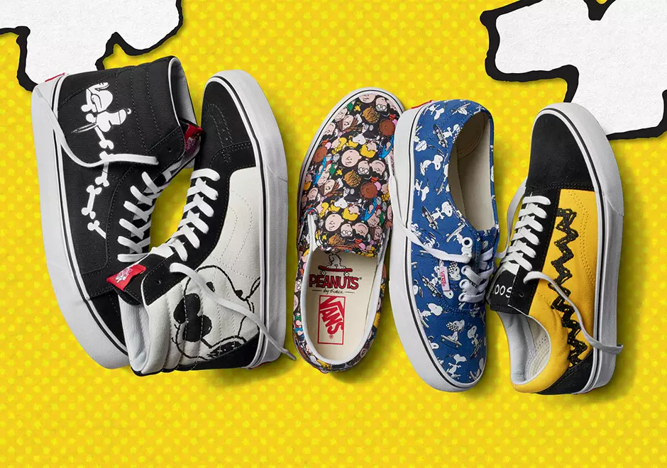 Vans oficialiai pristato Peanuts avalynės ir drabužių 2017 kolekciją