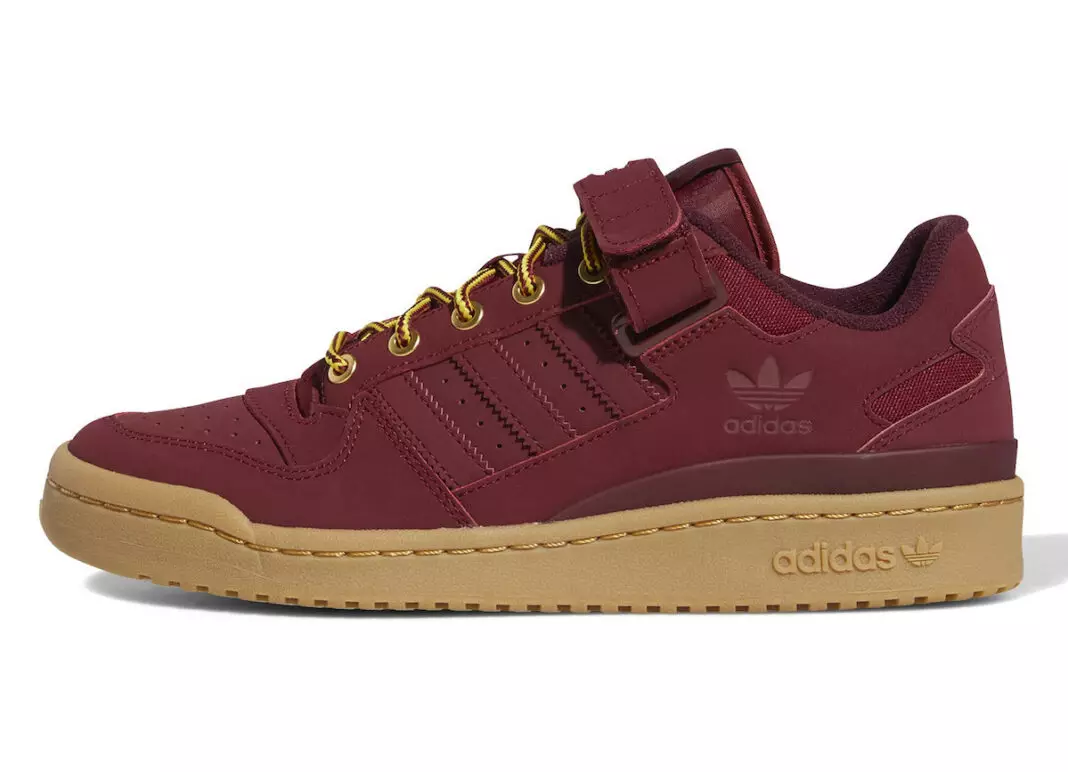 adidas Forum Low Workboot Burgundy Maroon Gum GX7077 Chiqarilgan Sana