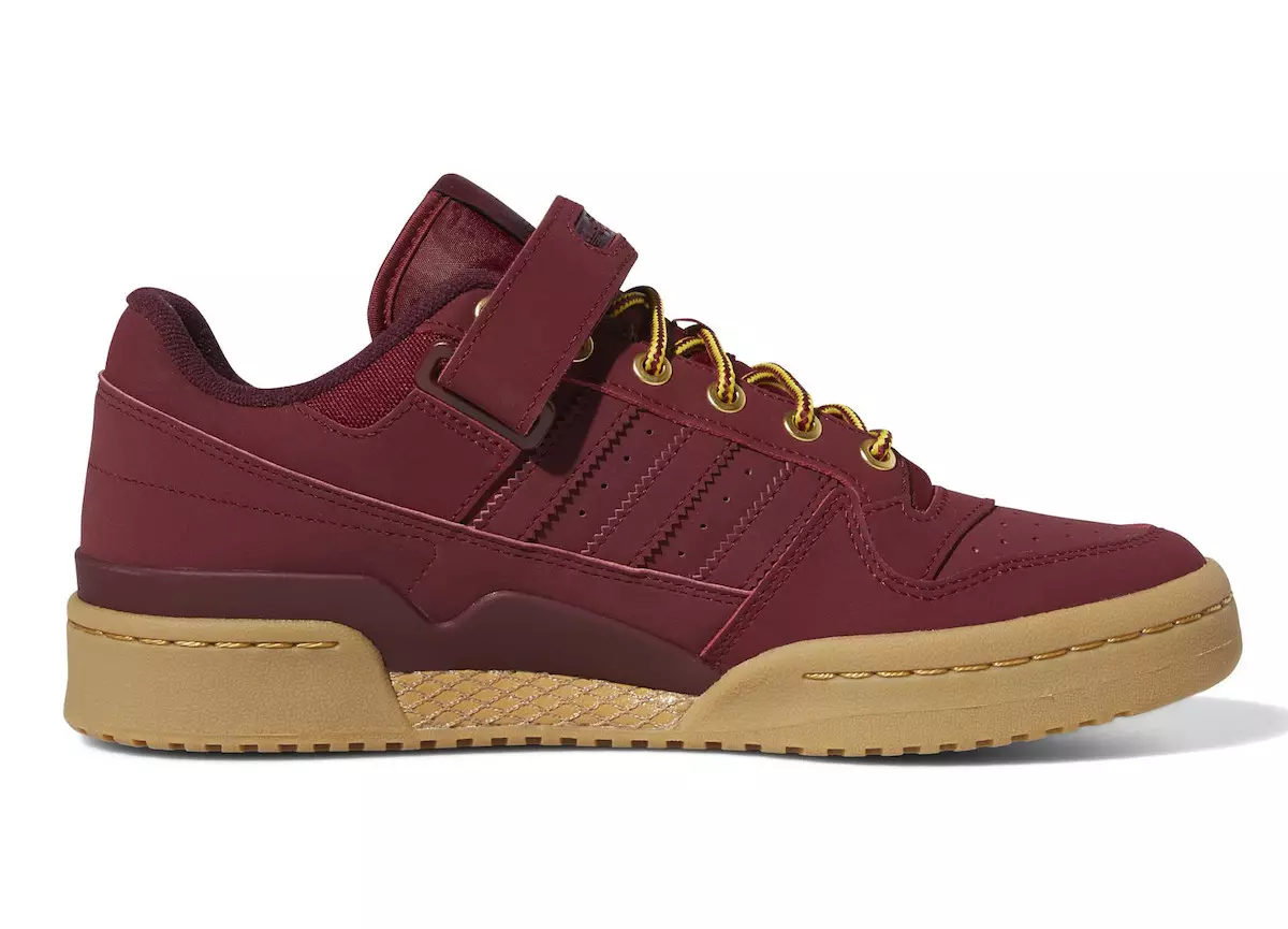 Adidas Forum Low Workboot Burgundy Maroon Gum GX7077 Datum izdavanja