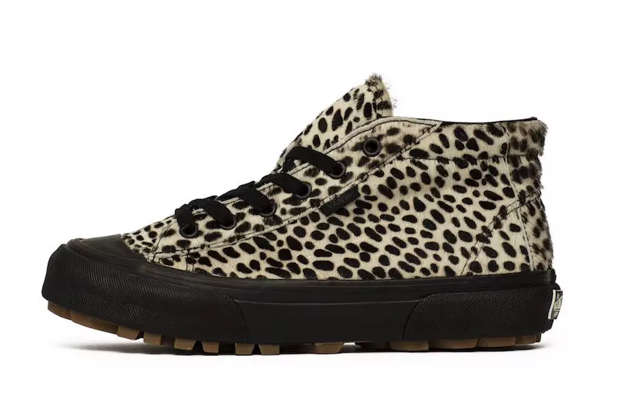 Vans Vault UA OG G.I LX Pony Hair Snow Leopard Black