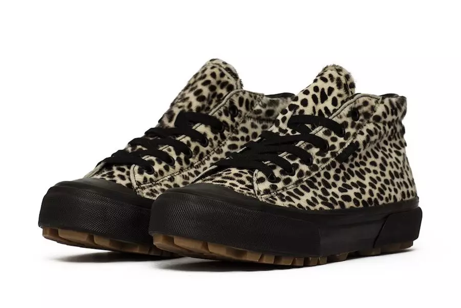 Vans Vault UA OG G.I LX Ponnyhår Snow Leopard Black