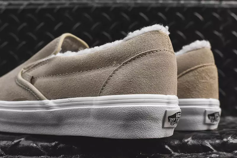 Vans Slip-On kaki flis