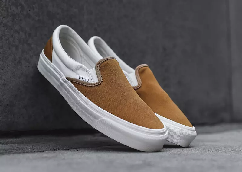 Vans Vault Classic Slip-On LX ოქროსფერი ყავისფერი