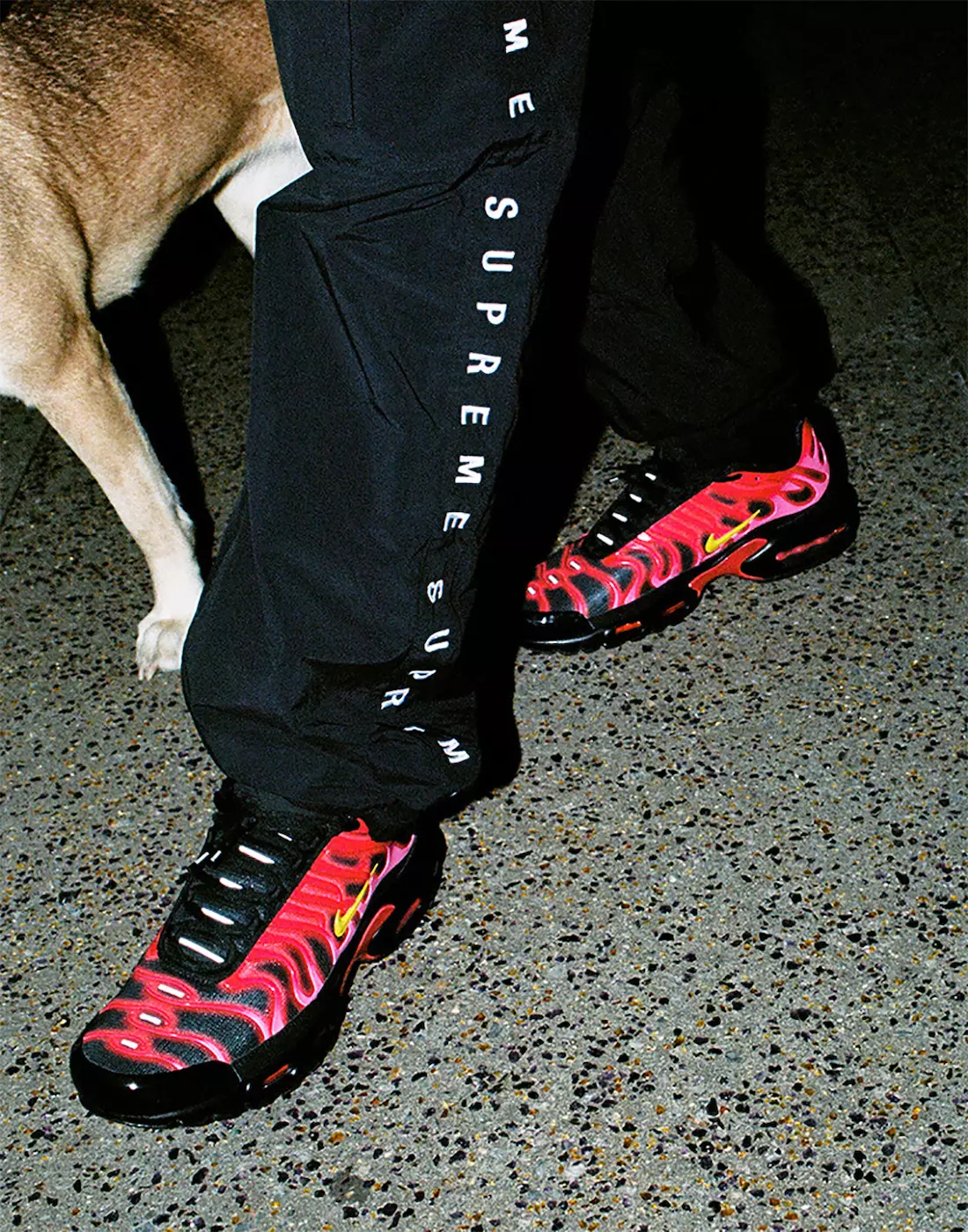 Supreme Nike Air Max Plus Black Red Дата на издаване