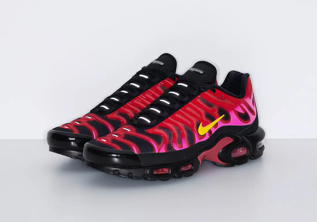 Supreme Nike Air Max Plus Negro Rojo Fecha de lanzamiento