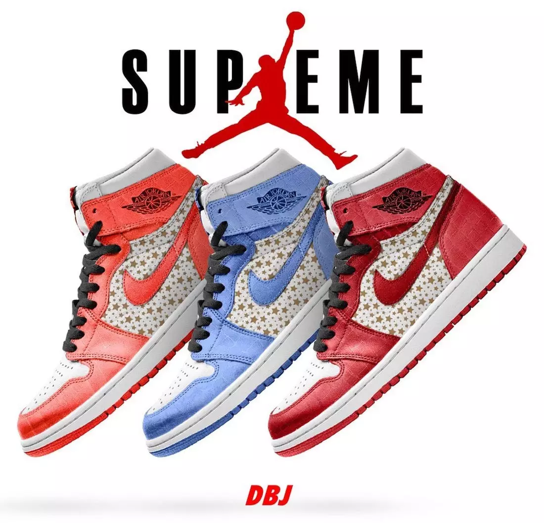 Дата выхаду Supreme Air Jordan 1