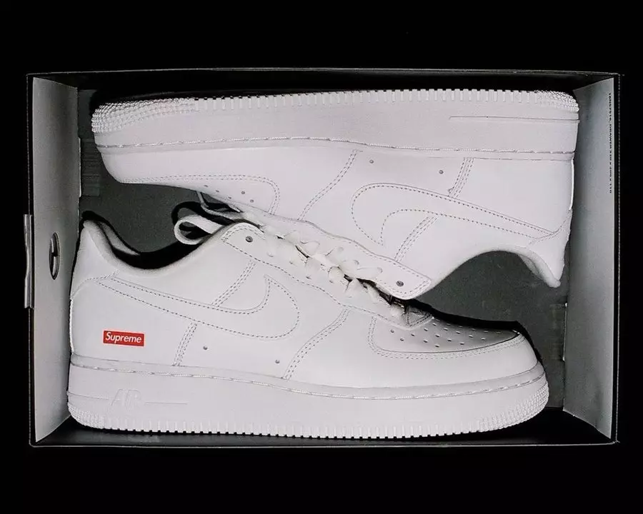 Supreme Nike Air Force 1 White CU9225-100