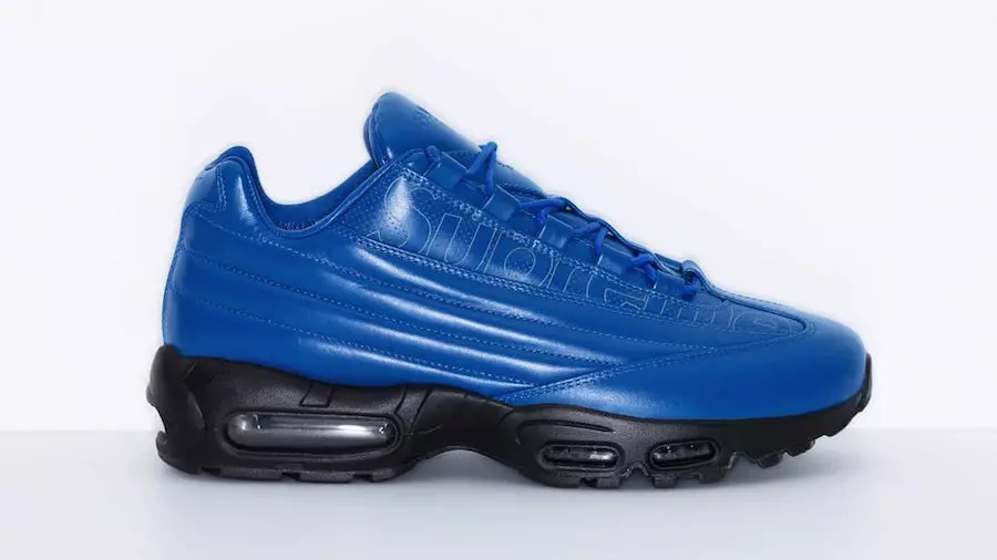 Supreme Nike Air Max 95 Lux အပြာရောင် ဖြန့်ချိသည့်ရက်စွဲ