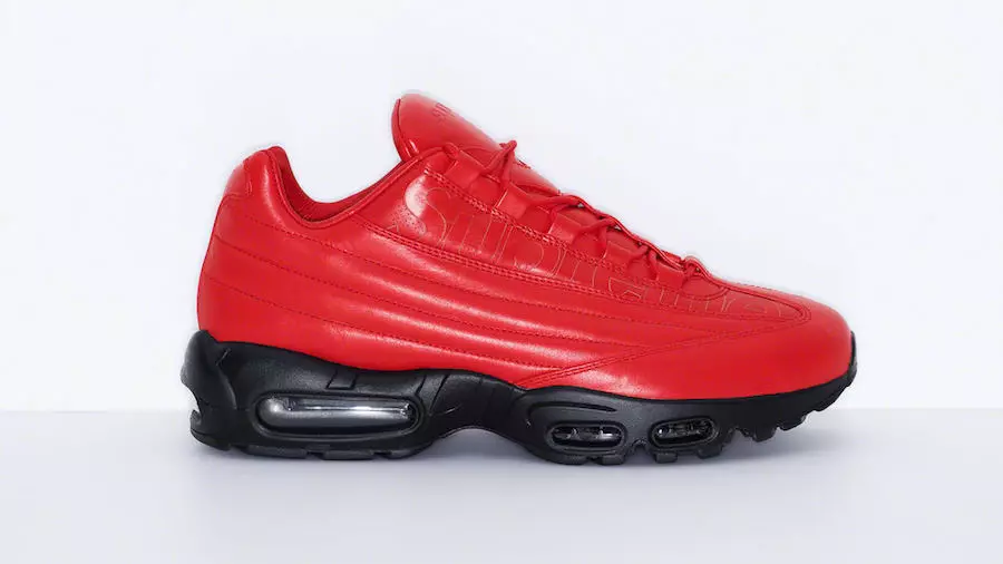 Supreme Nike Air Max 95 Lux Red väljalaskekuupäev