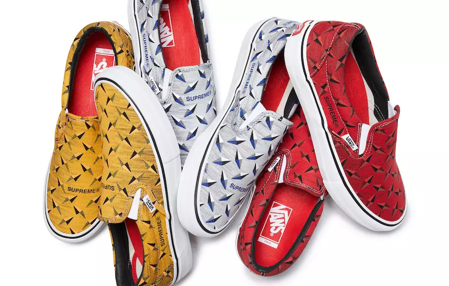 Supreme Vans Slip-On Sk8-Hi Diamond Plate Collection väljalaskekuupäev