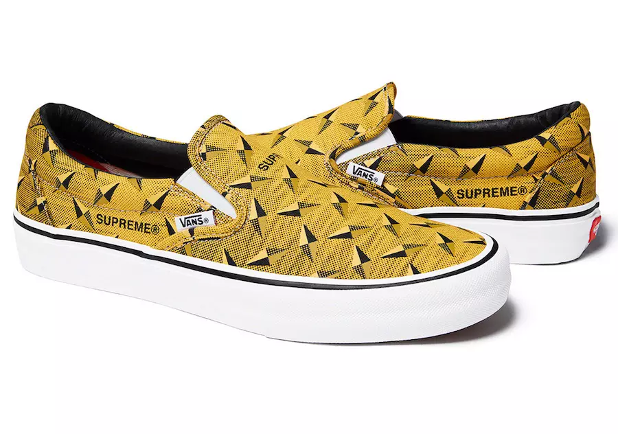 Supreme Vans Slip-On Sk8-Hi Diamond Plate Collection Chiqarilgan Sana