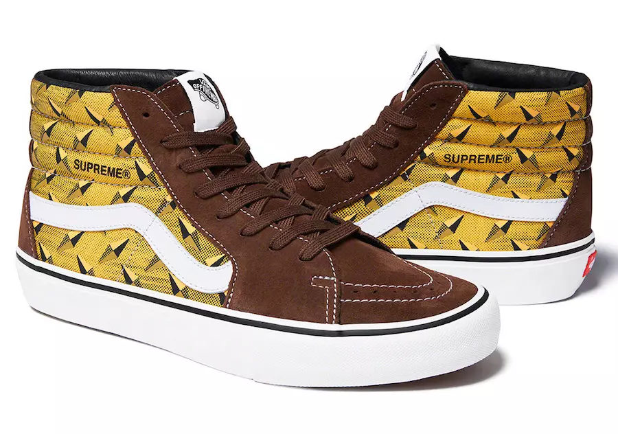 Supreme Vans Slip-On Sk8-Hi Diamond Plate Collection Megjelenés dátuma