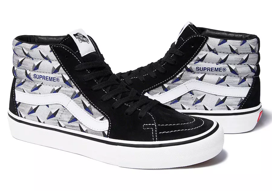 Útgáfudagur Supreme Vans Slip-On Sk8-Hi Diamond Plate Collection