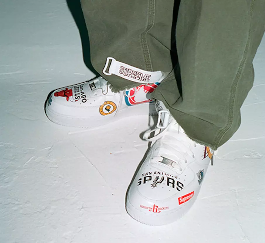 Supreme x NBA x Nike Air Force 1 x киім жинағы 9056_31