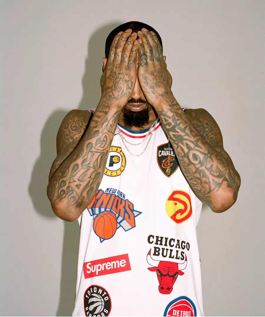 Samarreta amb el logotip de Supreme x Nike x NBA