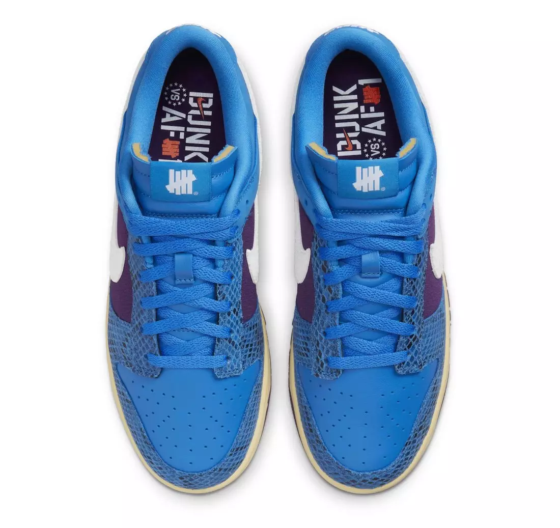 Tarikh Tayangan Nike Dunk Low Dunk lwn AF1 Blue yang belum ditewaskan