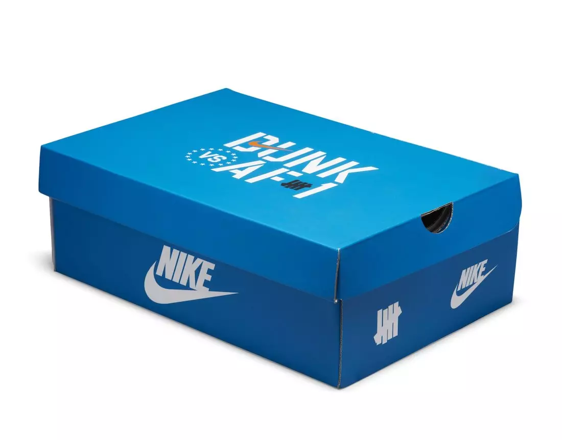 Võitmatu Nike Dunk Low Dunk vs AF1 sinine väljalaskekuupäev