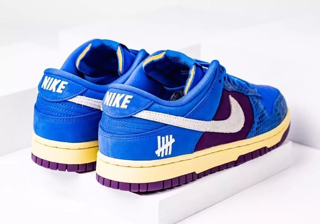 تاريخ الإصدار غير المهزوم من Nike Dunk Low Blue Purple DH6508-400