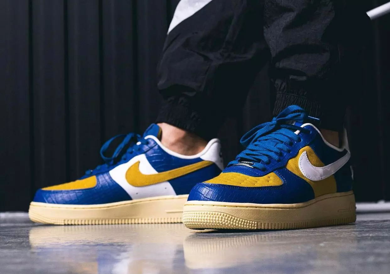 Invicto Nike Air Force 1 Low Dunk vs AF1 Pack Data de lançamento nos pés