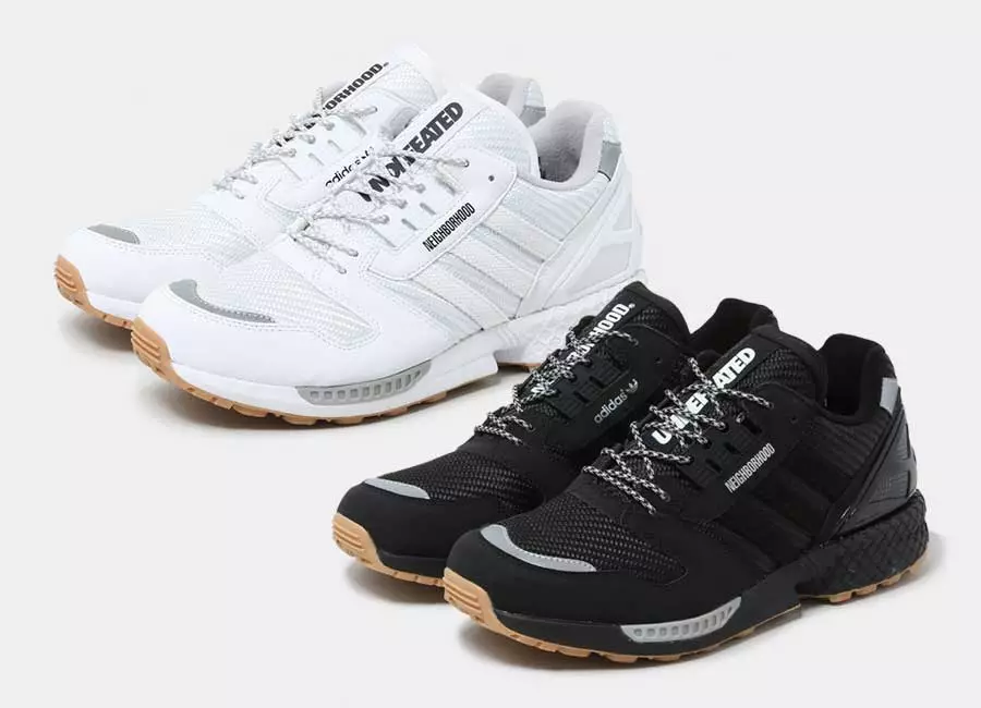 Detaljan pogled na susjedstvo x Undefeated x adidas ZX 8000 Collab